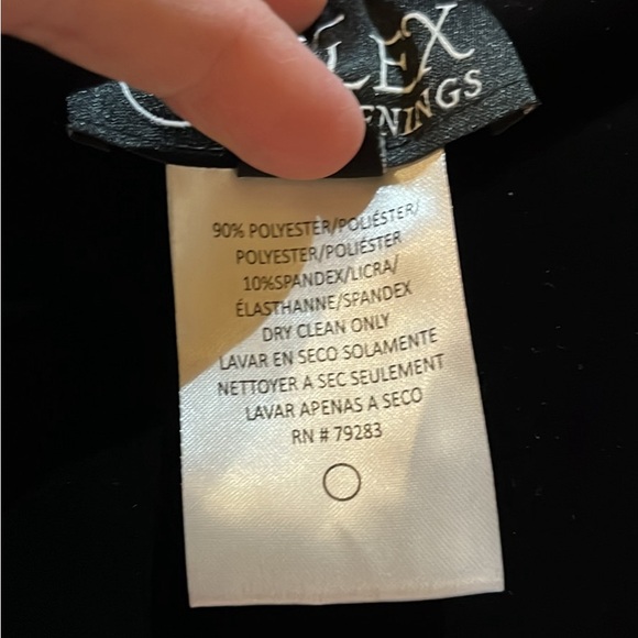 Alex Evenings Sz Large Ladies Black Special Occasion Dress Pants - Picture 5 of 6